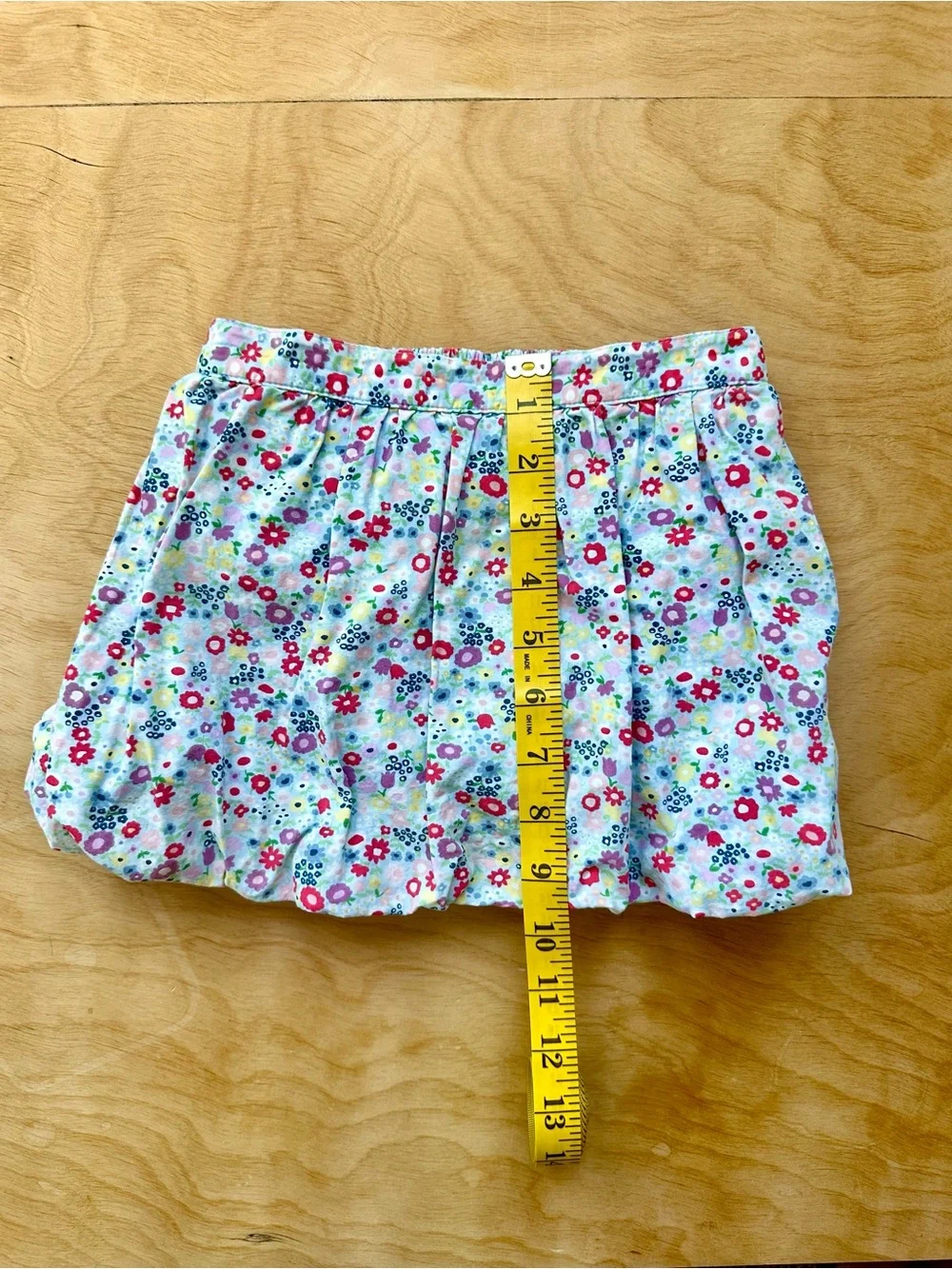 Gymboree Girls Floral Bubble Skirt Skort 3T Cottagecore Bloomers Lined